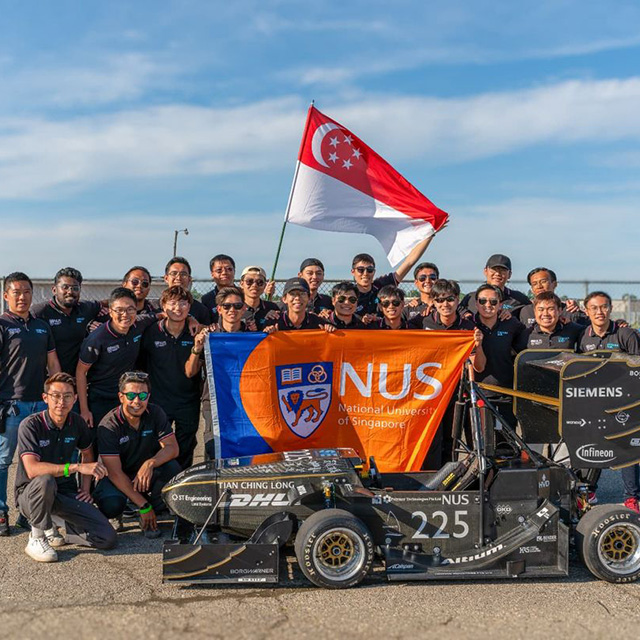 NUS at the Formula SAE Electric competition in Detroit